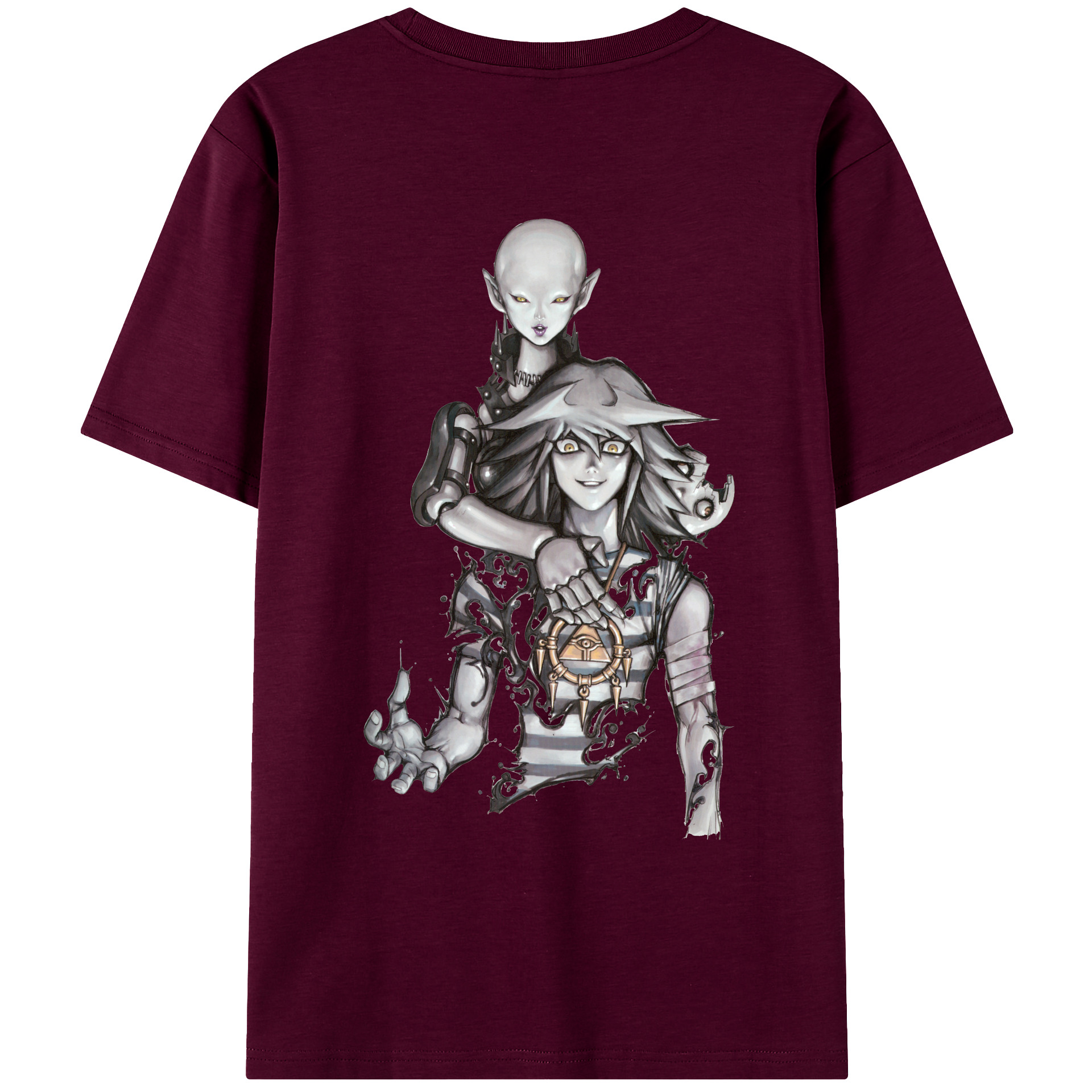 （画像用） 遊☆戯☆王 Yu-Gi-Oh! レディース半袖Tシャツ(バックプリント)